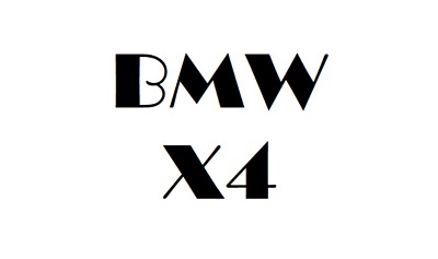 BMW X4 Workshop Manual