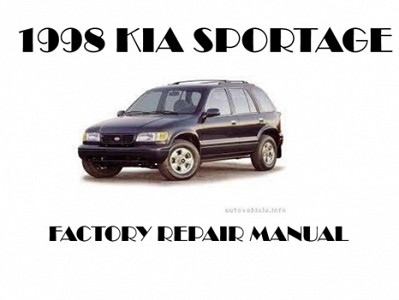 1998 Kia Sportage repair manual