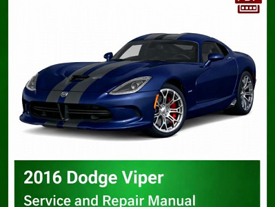 2016 Dodge Viper repair manual