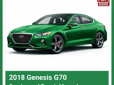 2018 Genesis G70 repair manual