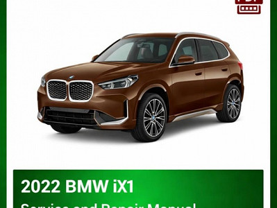 2022 BMW iX1 repair manual