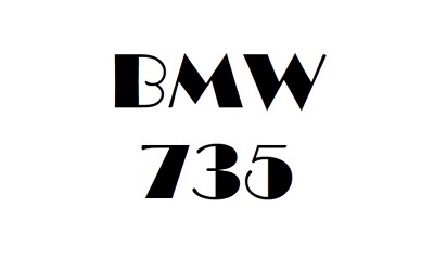 BMW 735 Workshop Manual