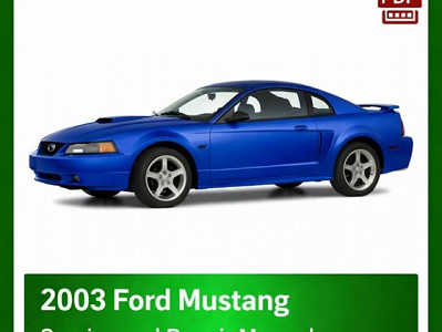 2003 Ford Mustang repair manual