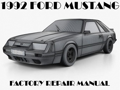 1992 Ford Mustang repair manual