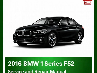 2016 BMW 1 Series F52 repair manual