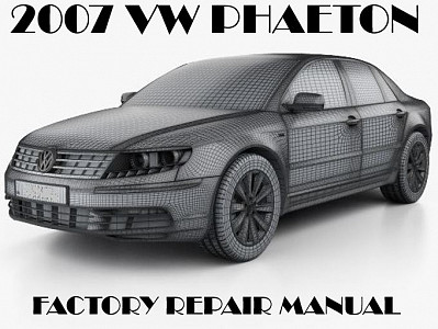 2007 Volkswagen Phaeton repair  manual