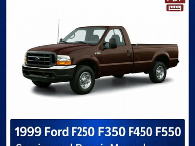 1999 Ford F250 F350 F450 F550 repair manual