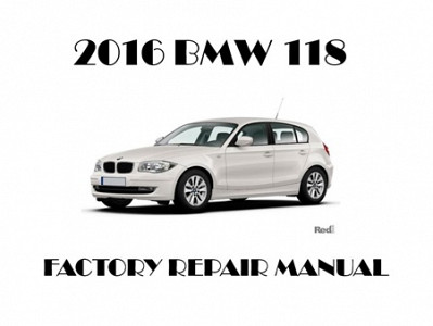 2016 BMW 118 repair manual