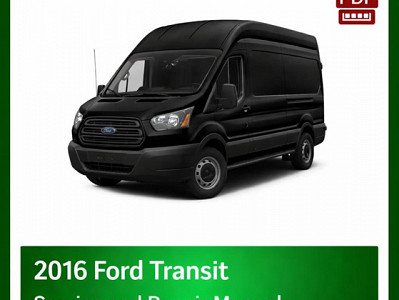 2016 Ford Transit repair manual