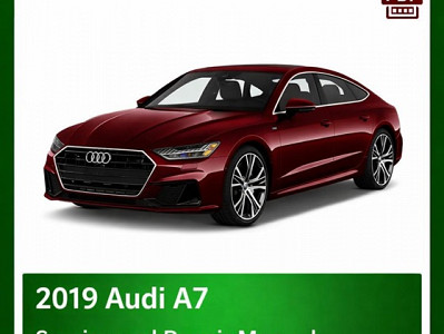 2019 Audi A7 repair manual