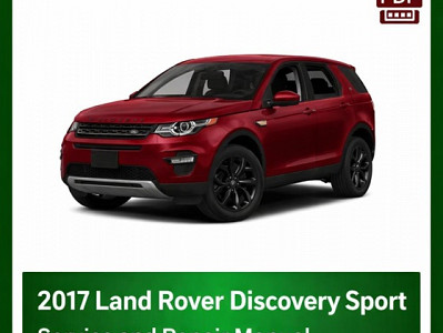 2017 Land Rover Discovery Sport repair manual