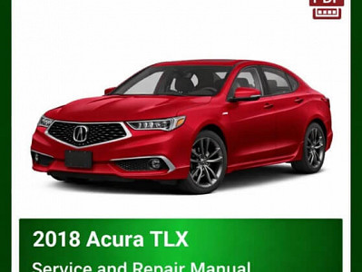 2018 Acura TLX repair manual - VIN specific