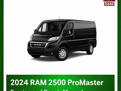 2024 Ram 2500 ProMaster repair manual -VIN specific PDF