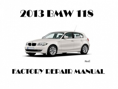 2013 BMW 118 repair manual