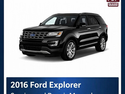 2016 Ford Explorer repair manual