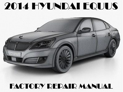 2014 Hyundai Equus repair manual