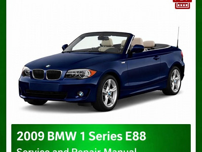 2009 BMW 1 Series E88 repair manual