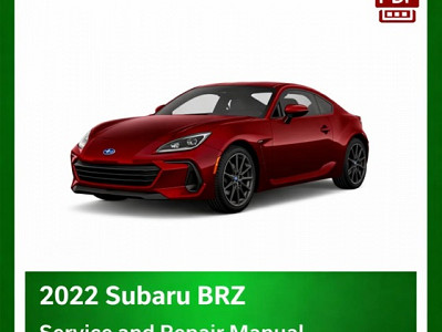 2022 Subaru BRZ repair manual