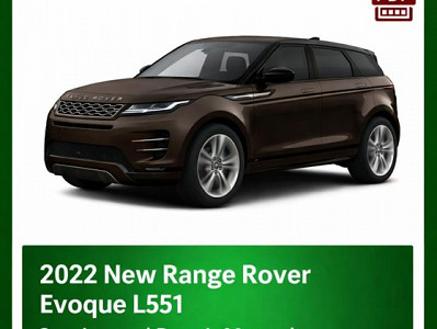 2022 New Range Rover Evoque L551 repair manual
