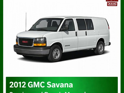 2012 GMC Savana repair manual