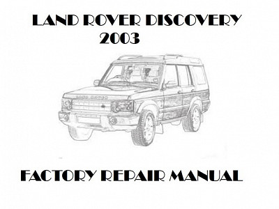 2003 Land Rover Discovery repair manual downloader