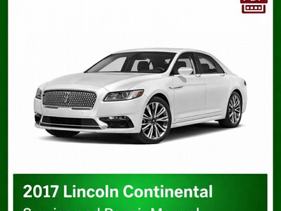 2017 Lincoln Continental repair manual