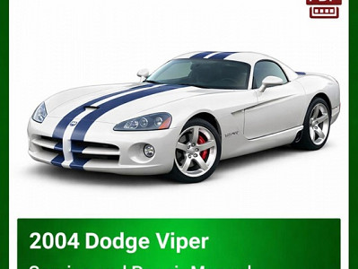 2004 Dodge Viper repair manual