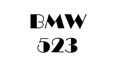 BMW 523 Workshop Manual
