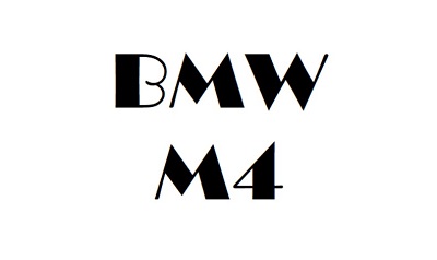 BMW M4 Workshop Manual