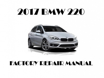 2017 BMW 220 repair manual