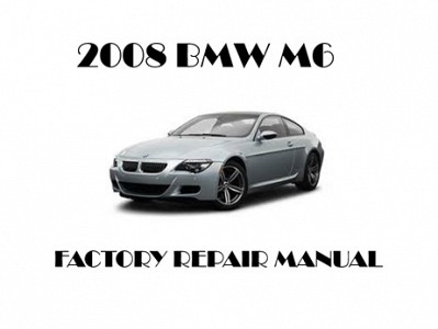 2008 BMW M6 repair manual