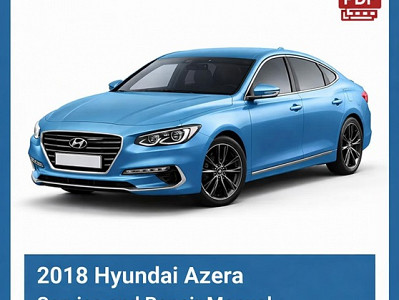 2018 Hyundai Azera repair manual