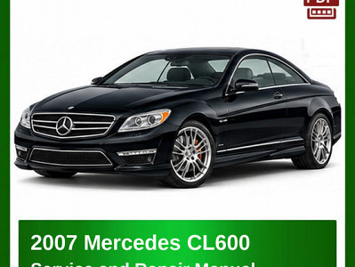 2007 Mercedes CL600 repair manual