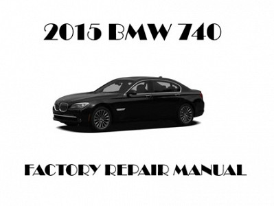 2015 BMW 740 repair manual