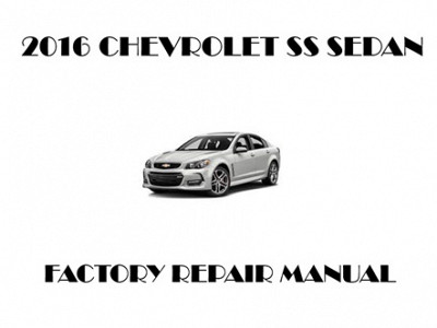 2016 Chevrolet SS Sedan repair manual