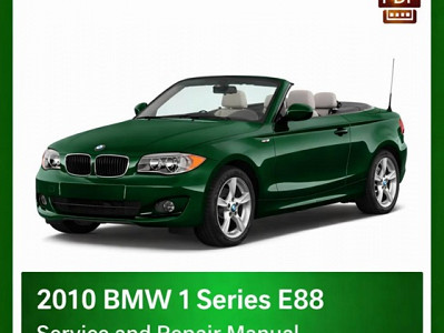 2010 BMW 1 Series E88 repair manual