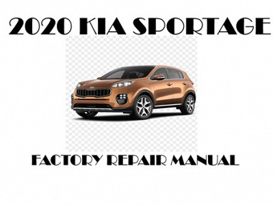 2020 Kia Sportage repair manual
