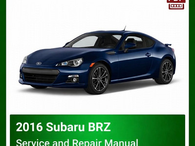 2016 Subaru BRZ repair manual