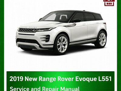 2019 New Range Rover Evoque L551 repair manual