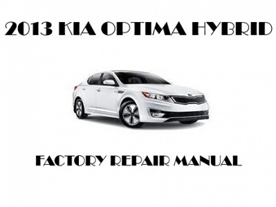2013 Kia Optima Hybrid repair manual