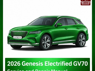 2026 Genesis GV70 Electrified Repair Manual