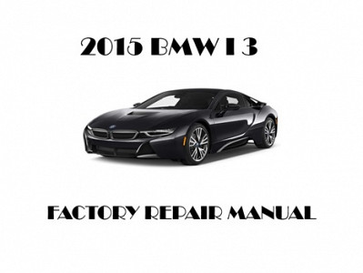 2015 BMW i3 repair manual