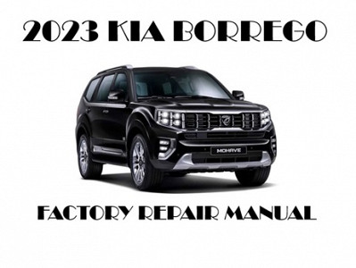 2023 Kia Borrego repair manual