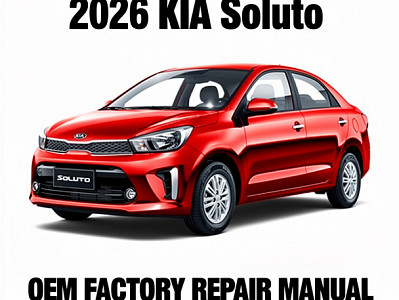 2026 Kia Soluto repair manual