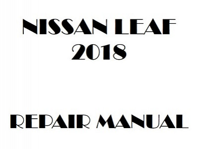 2018 Nissan Leaf repair manual