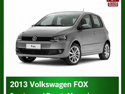 2013 Volkswagen FOX repair manual