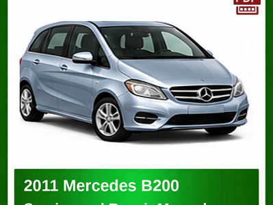 2011 Mercedes B200 repair manual