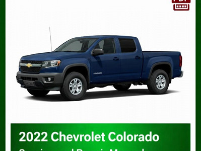 2022 Chevrolet Colorado repair manual