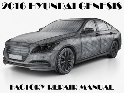 2016 Hyundai Genesis repair  manual