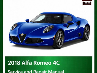 2018 Alfa Romeo 4C repair manual